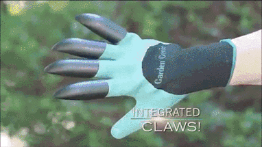 Garden Genie Gloves with Built in Claws 